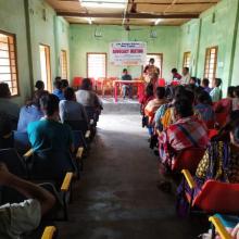 Advocacy meeting with Panchayat members, ASHA, SHG members at Madhab bari community hall. Date. 17.12.2020 by LWS, West